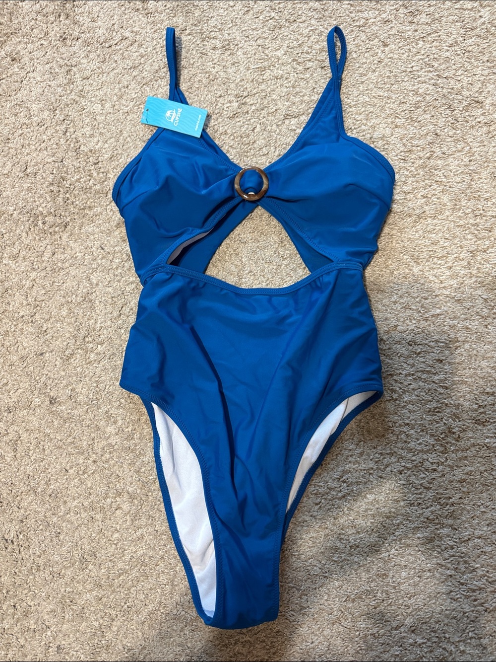 Women’s Cupshe Blue one piece suit